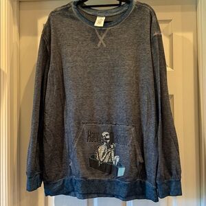 The Haunted Mansion Mummy Long-Sleeved waffle Shirt size Lg Disney
